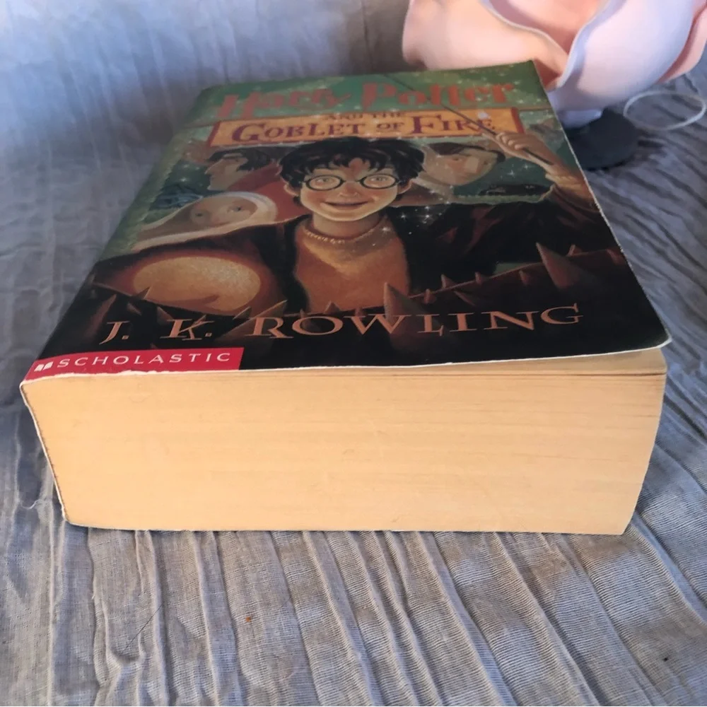 HARRY POTTER Goblet of Fire book # 4 paperback & dvd